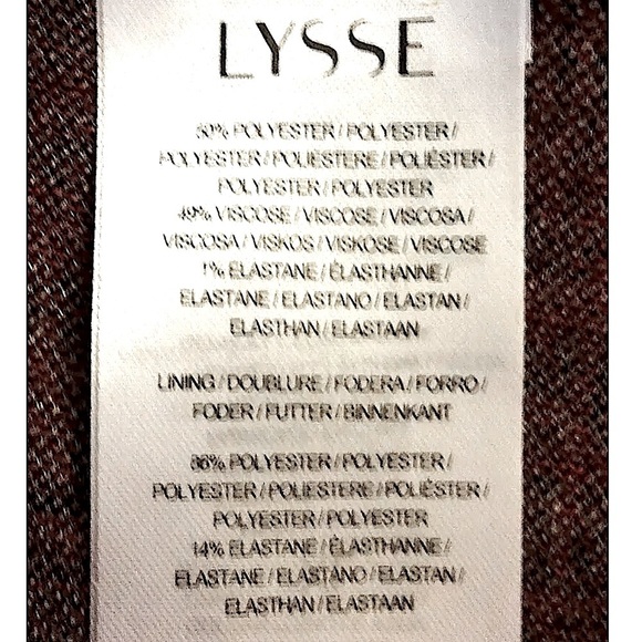 Lysse Preppy Plaid Crop Leggings XLARGE Ankle Zip Stretch Waist FLATTERING NWT - Picture 10 of 14